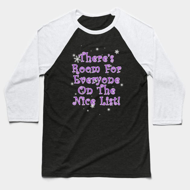 The Nice List Baseball T-Shirt by Vandalay Industries